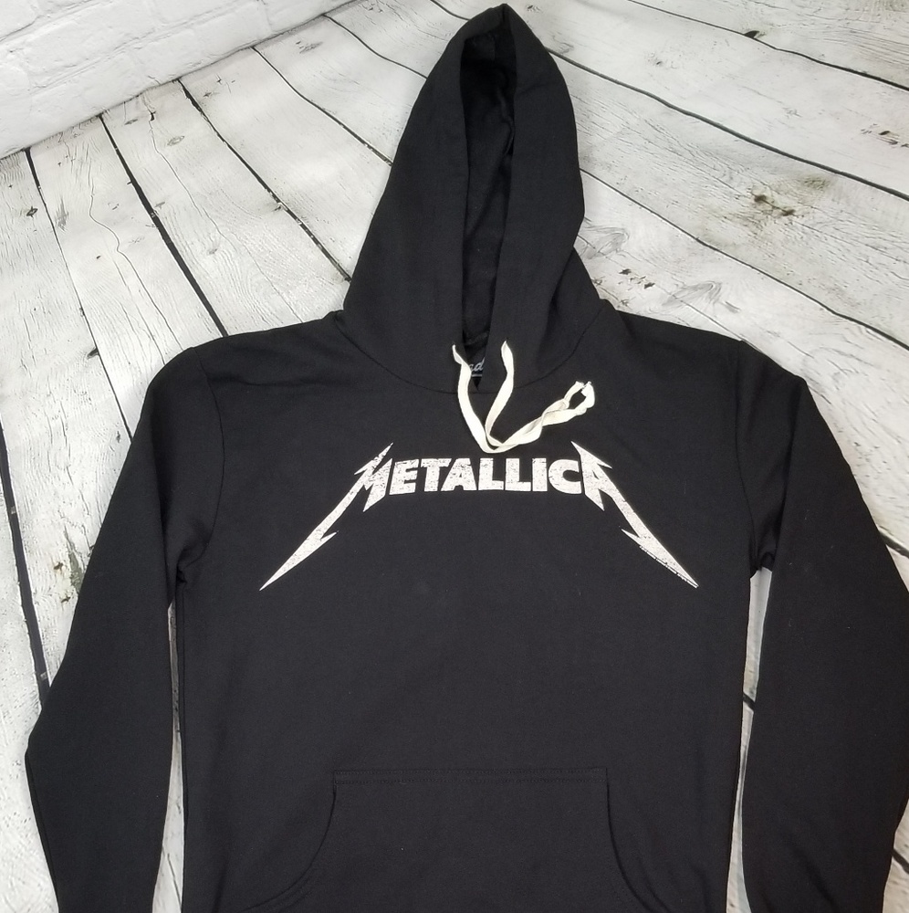 Metal Rock Band Logo Unisex Hoodie Adult Size Med